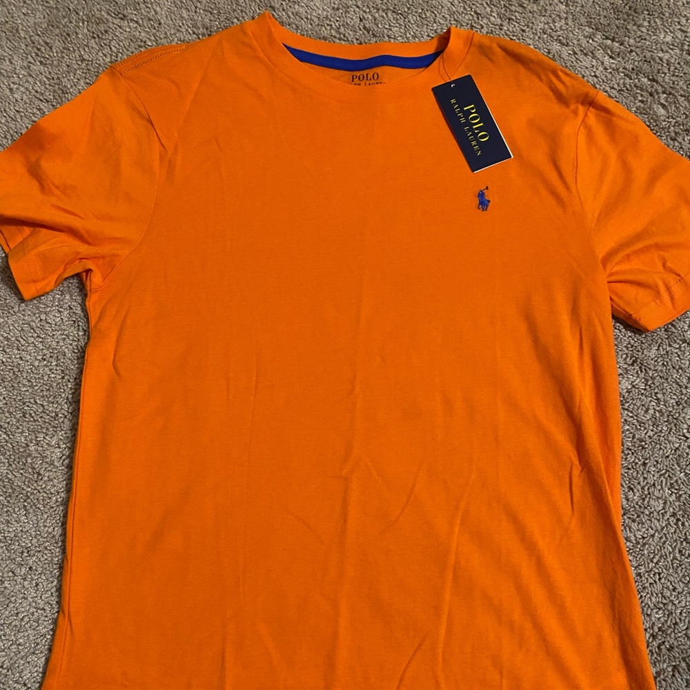 Polo Ralph Lauren Boys L 14/16 Orange casual shirt